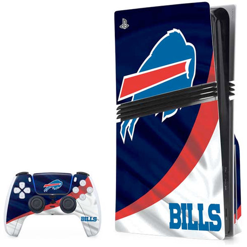 NFL Buffalo Bills PS5 Pro Disk Bundle Skin