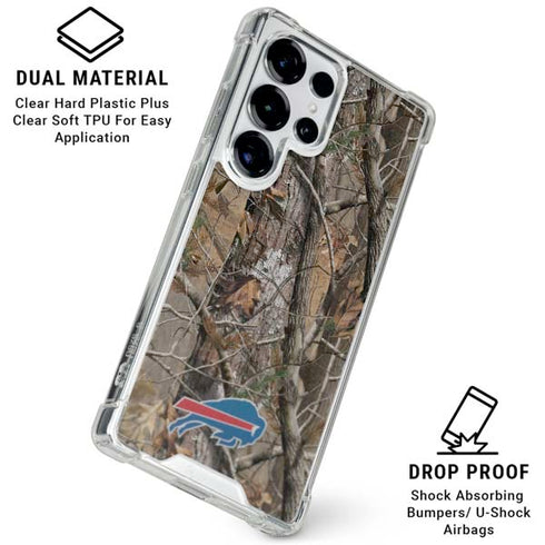 NFL Buffalo Bills Realtree AP Camo Galaxy S25 Ultra Clear Case