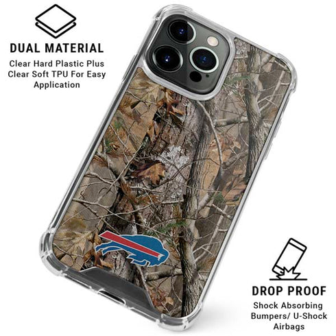 NFL Buffalo Bills Realtree AP Camo iPhone 16 Pro Clear Case