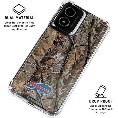 NFL Buffalo Bills Realtree AP Camo Moto G Power 5G (2024) Clear Case