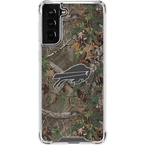 NFL Buffalo Bills Realtree Xtra Green Camo Galaxy S22 Plus Clear Case