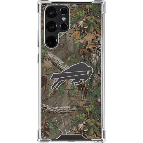 NFL Buffalo Bills Realtree Xtra Green Camo Galaxy S23 Ultra Clear Case