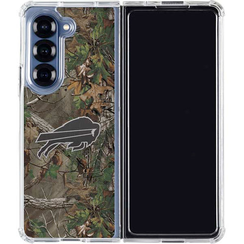NFL Buffalo Bills Realtree Xtra Green Camo Galaxy Z Fold6 Clear Case