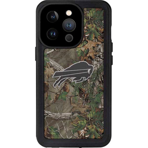 NFL Buffalo Bills Realtree Xtra Green Camo iPhone 15 Pro Waterproof Case