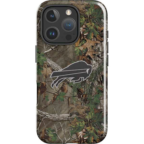 NFL Buffalo Bills Realtree Xtra Green Camo iPhone 16 Pro Magsafe Impact Case