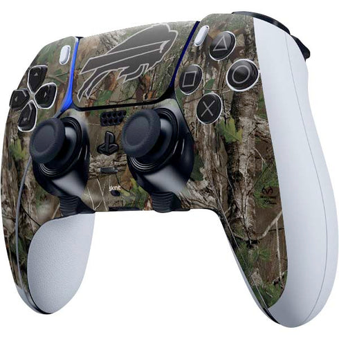 NFL Buffalo Bills Realtree Xtra Green Camo PS5 DualSense Edge Pro Controller Skin