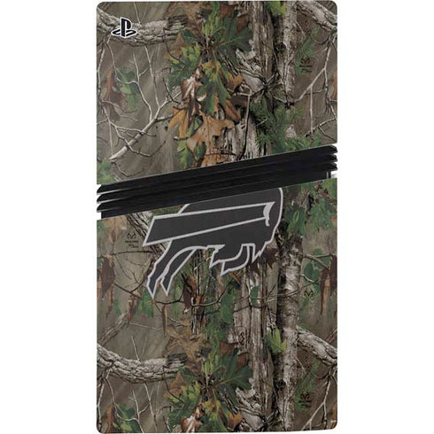 NFL Buffalo Bills Realtree Xtra Green Camo PS5 Pro Disk Console Skin