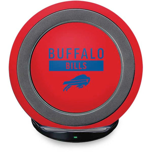 NFL Buffalo Bills Red Performance Series Fast Charge Wireless Charging Stand Skin