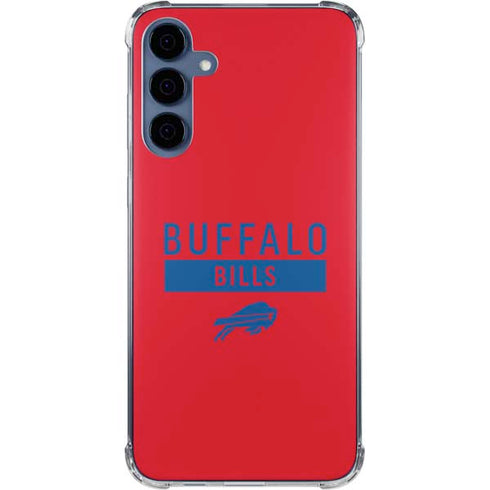 NFL Buffalo Bills Red Performance Series Galaxy A55 5G Clear Case