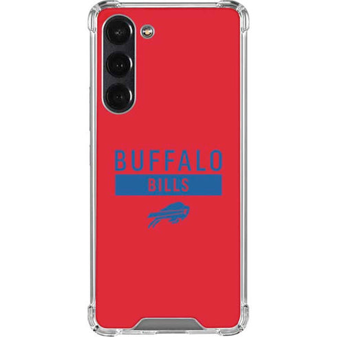 NFL Buffalo Bills Red Performance Series Galaxy S24 FE Clear Case