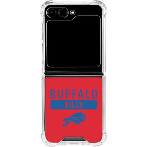 NFL Buffalo Bills Red Performance Series Galaxy Z Flip6 Clear Case