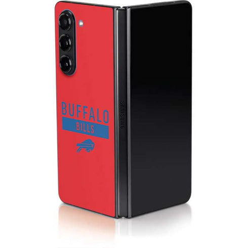 NFL Buffalo Bills Red Performance Series Galaxy Z Fold5 5G Skin