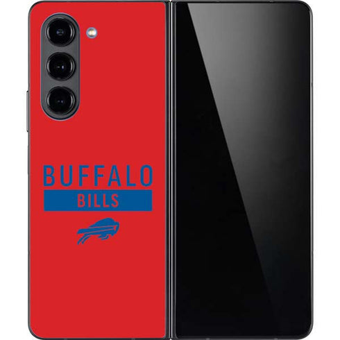 NFL Buffalo Bills Red Performance Series Galaxy Z Fold5 5G Skin