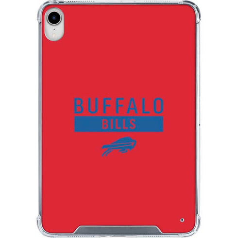 NFL Buffalo Bills Red Performance Series iPad 11th Gen (2025) Clear Case