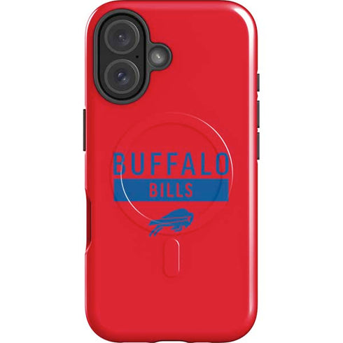 NFL Buffalo Bills Red Performance Series iPhone 16 Magsafe Impact Case