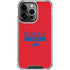 NFL Buffalo Bills Red Performance Series iPhone 16 Pro Max Clear Case