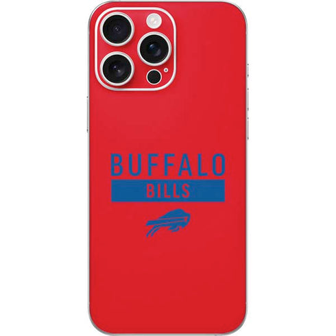 NFL Buffalo Bills Red Performance Series iPhone 16 Pro Max Skin