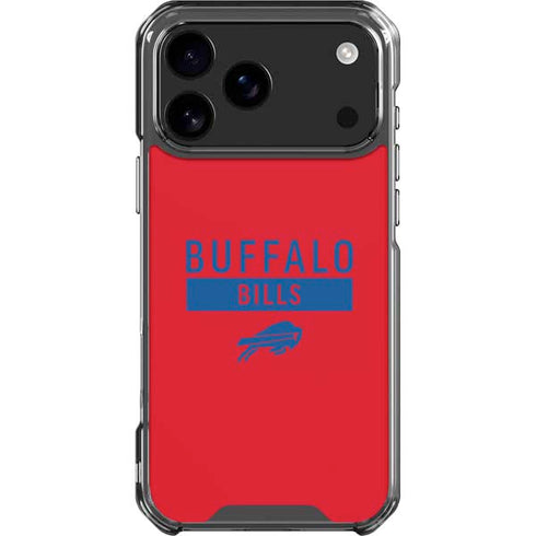 NFL Buffalo Bills Red Performance Series iPhone 18 Pro Max Clear Case