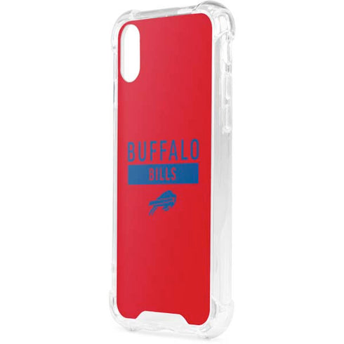 NFL Buffalo Bills Red Performance Series iPhone XS Clear Case