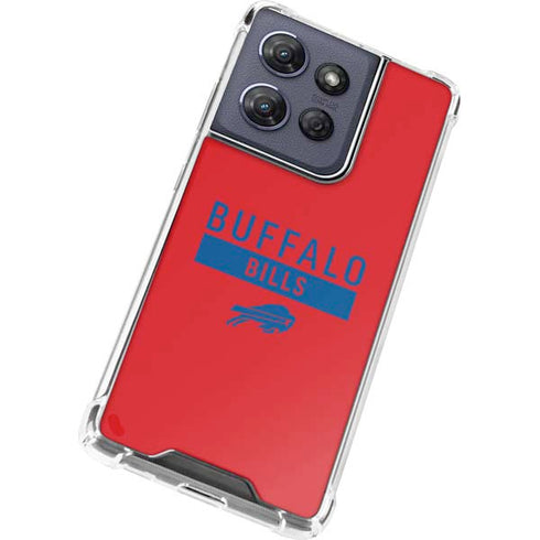NFL Buffalo Bills Red Performance Series Moto G 5G (2025) Clear Case