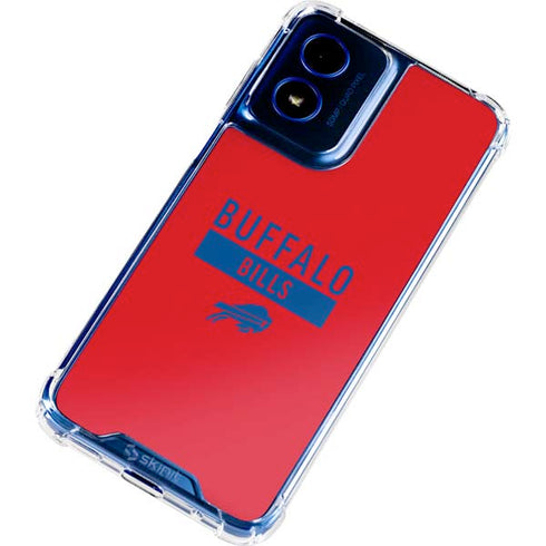 NFL Buffalo Bills Red Performance Series Moto G 5G (2024) Clear Case