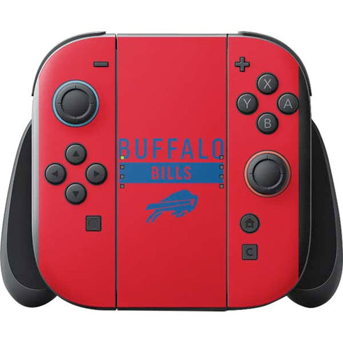 NFL Buffalo Bills Red Performance Series Nintendo Switch 2 (2025) with Joy-Con Skin
