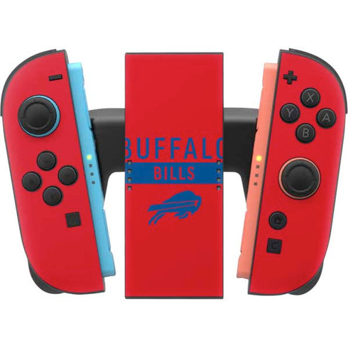 NFL Buffalo Bills Red Performance Series Nintendo Switch 2 (2025) Joy-Con Controller Skin