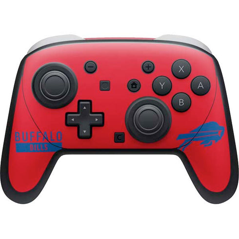 NFL Buffalo Bills Red Performance Series Nintendo Switch 2 (2025) Pro Controller Skin