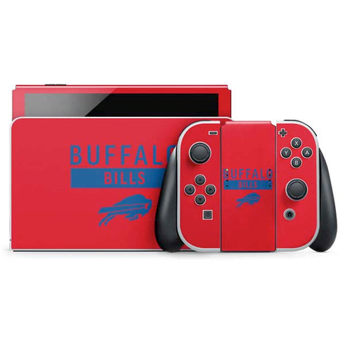 NFL Buffalo Bills Red Performance Series Nintendo Skins