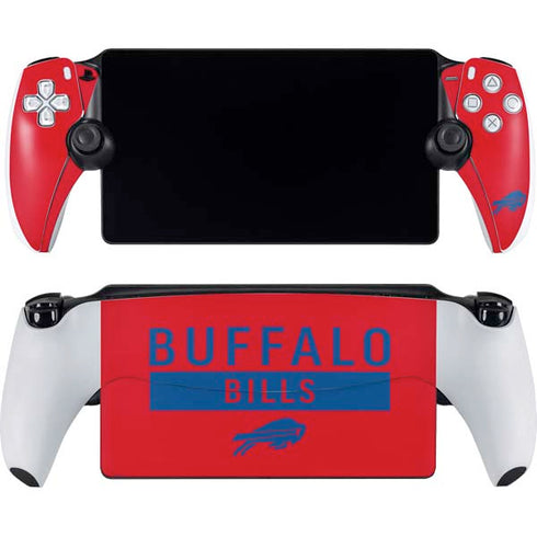 NFL Buffalo Bills Red Performance Series PlayStation Portal Remote Player Skin
