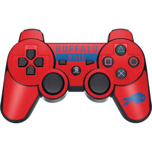 NFL Buffalo Bills Red Performance Series PS3 Dual Shock wireless controller Skin