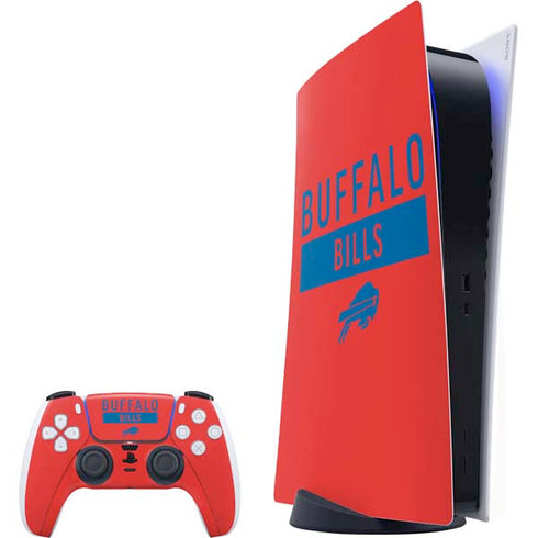 NFL Buffalo Bills Red Performance Series PlayStation PS5 Skins