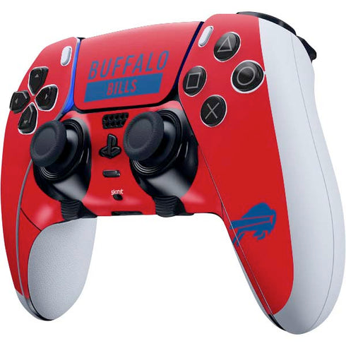 NFL Buffalo Bills Red Performance Series PS5 DualSense Edge Pro Controller Skin