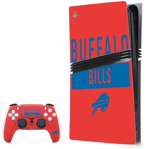 NFL Buffalo Bills Red Performance Series PlayStation PS5 Skins