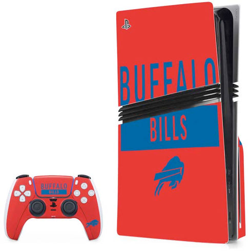 NFL Buffalo Bills Red Performance Series PlayStation PS5 Skins