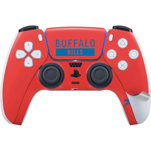 NFL Buffalo Bills Red Performance Series PS5 Pro Disk Bundle Skin