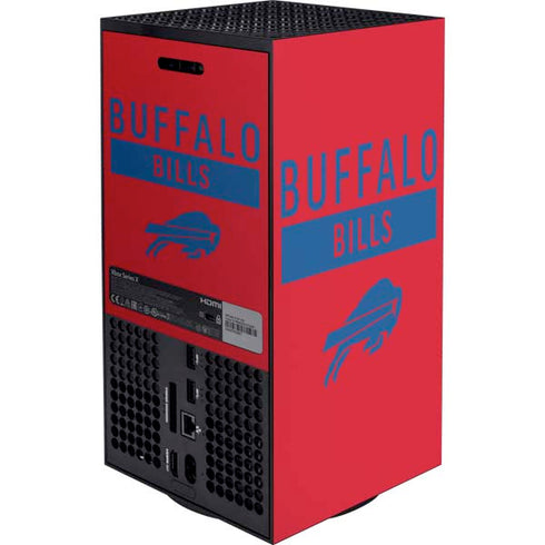 NFL Buffalo Bills Red Performance Series Xbox Series X Bundle Skin