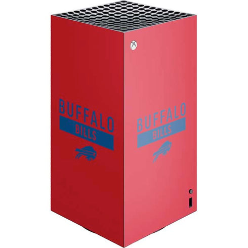 NFL Buffalo Bills Red Performance Series XBox Series X Digital Edition Console Skin