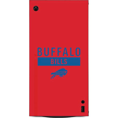 NFL Buffalo Bills Red Performance Series XBox Series X Digital Edition Console Skin