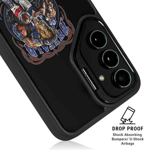 Liquid Blue NFL Buffalo Bills Running Back Galaxy S25 Ultra Kickstand Case