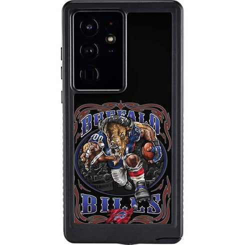 Liquid Blue NFL Buffalo Bills Running Back Galaxy S24 Ultra Waterproof Case