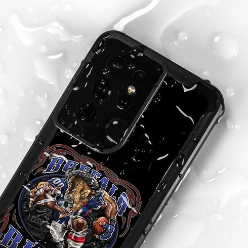 Liquid Blue NFL Buffalo Bills Running Back Galaxy S24 Ultra Waterproof Case