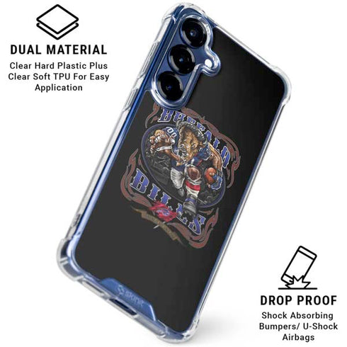 Liquid Blue NFL Buffalo Bills Running Back Galaxy S25 Clear Case