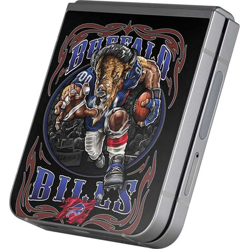 Liquid Blue NFL Buffalo Bills Running Back Galaxy Z Flip6 Skin