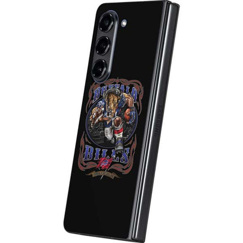 Liquid Blue NFL Buffalo Bills Running Back Galaxy Z Fold5 5G Skin