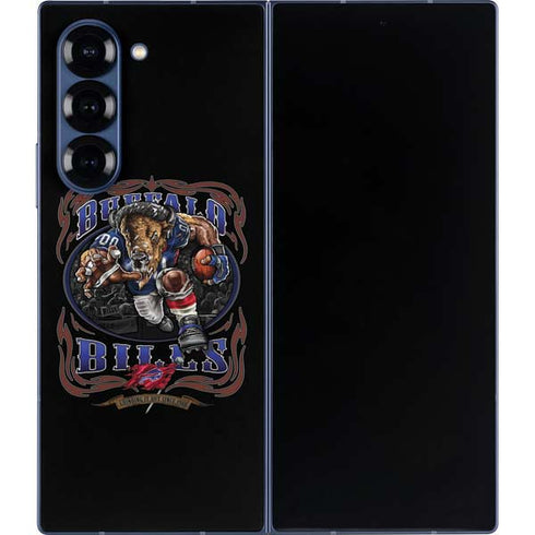 Liquid Blue NFL Buffalo Bills Running Back Galaxy Z Fold6 Skin