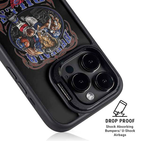 Liquid Blue NFL Buffalo Bills Running Back iPhone 14 Pro Max Kickstand Case