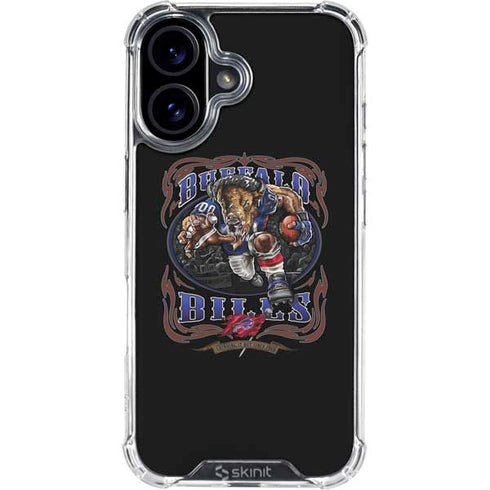 Liquid Blue NFL Buffalo Bills Running Back iPhone 16 Clear Case