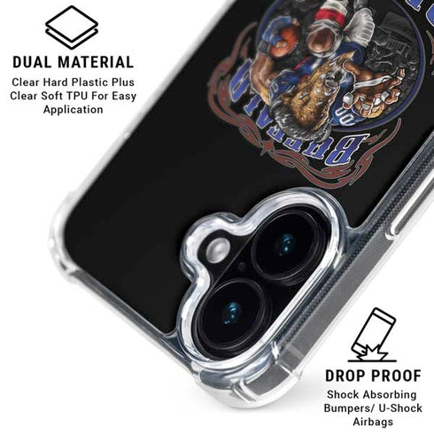 Liquid Blue NFL Buffalo Bills Running Back iPhone 16 MagSafe Case