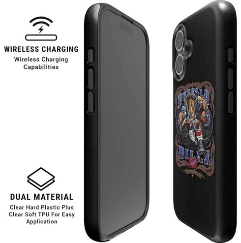 Liquid Blue NFL Buffalo Bills Running Back iPhone 16 Magsafe Impact Case